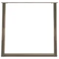 Pieds de table à manger forme de U 2 pcs 80x(72-73) cm acier