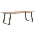 Pieds de table à manger forme de U 2 pcs 80x(72-73) cm acier