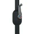Parasol de jardin et mât en aluminium 270x246 cm Anthracite