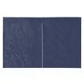 Paroi de tente de réception 2pcs avec fermeture éclair PE Bleu