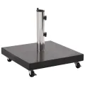 Socle de parasol Granite 30 kg Carré Noir