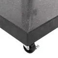 Socle de parasol Granite 30 kg Carré Noir