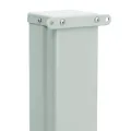 Auvent latéral rétractable de patio 600x160 cm gris