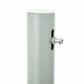 Auvent latéral rétractable de patio 600x160 cm gris