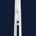 Tente de réception avec parois latérales 2,5x2,5 m Bleu 90 g/m²
