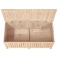 Boîte de rangement de jardin 147x68x64 cm Bois massif de pin