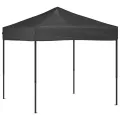 Tente de réception pliable Anthracite 2x2 m