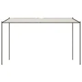 Belvédère blanc 4x4 m 180 g/m² tissu et acier