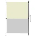 Store roulant d'extérieur 150 x 270 cm Crème