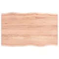 Dessus de table bois chêne massif traité bordure assortie