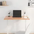 Dessus de table bois chêne massif traité bordure assortie