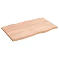 Dessus de table bois chêne massif traité bordure assortie