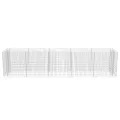 Lit surélevé à gabion Acier galvanisé 450x90x100 cm