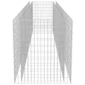 Lit surélevé à gabion Acier galvanisé 450x90x100 cm