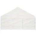 Belvédère avec toit blanc 8,92x5,88x3,75 m polyéthylène
