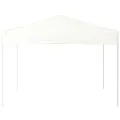 Tente de réception pliable Blanc 3x3 m