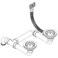 Évier de cuisine Granit Double lavabo Beige