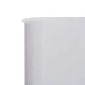 Paravent 6 panneaux Tissu 800 x 160 cm Blanc sable