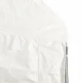 Belvédère avec toit blanc 4,46x5,88x3,75 m polyéthylène