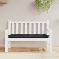 Coussin de banc de jardin noir 120x50x7 cm tissu oxford