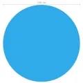 Couverture de piscine Bleu 356 cm PE