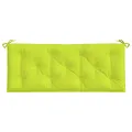 Coussins de banc de jardin lot de 2 vert vif tissu Oxford