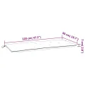 Coussins de banc de jardin lot de 2 vert vif tissu Oxford