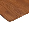 Dessus de table carré Marron foncé90x90x1,5cm Bois chêne traité