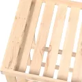 Porte-bûches d’extérieur 108x52x74 cm Bois massif de pin