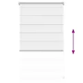 Store 50 x 10 cm Blanc