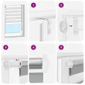 Store 50 x 10 cm Blanc
