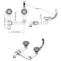 Évier de cuisine Granit Double lavabo Beige