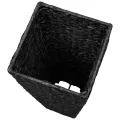 Lits surélevés 3 pcs Jacinthe d'eau Noir