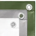 Bâche 180 g/m² 6x12 m Vert PEHD