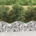 Panier de gabions arqué 100x30x40/60 cm Fer galvanisé