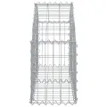 Panier de gabions arqué 100x30x40/60 cm Fer galvanisé