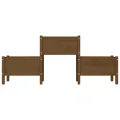 Jardinière Marron miel 178,5x44x75 cm Bois massif de pin