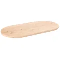 Dessus de table 90x45x2,5 cm bois de pin massif ovale