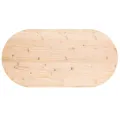 Dessus de table 90x45x2,5 cm bois de pin massif ovale