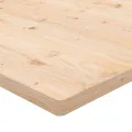 Dessus de table 100x50x2,5 cm bois de pin massif rectangulaire
