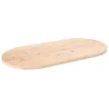 Dessus de table 100x50x2,5 cm bois de pin massif ovale