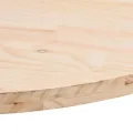 Dessus de table 100x50x2,5 cm bois de pin massif ovale