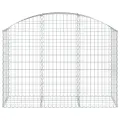 Panier de gabions arqué 150x50x100/120 cm Fer galvanisé