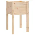Jardinières d'extérieur 2 pcs 40x40x70 cm bois de pin massif
