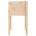 Jardinières d'extérieur 2 pcs 40x40x70 cm bois de pin massif