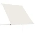 Auvent rétractable 150x150 cm Crème