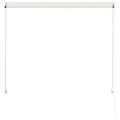 Auvent rétractable 150x150 cm Crème