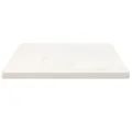 Dessus de table blanc 50x50x2,5 cm bois de pin massif