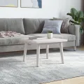 Dessus de table blanc 60x60x2,5 cm bois de pin massif
