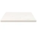 Dessus de table blanc 60x60x2,5 cm bois de pin massif